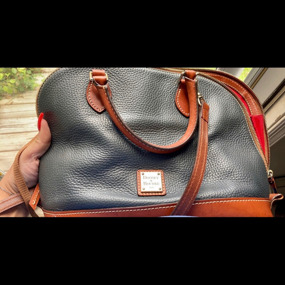 Dooney & Bourke Pebble Grain ZIP ZIP Satchel
